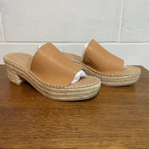 Soludos Women's Laguna Mule Sandals Camel/Tan Leather Upper Slip on Vacation NEW - Picture 8 of 10